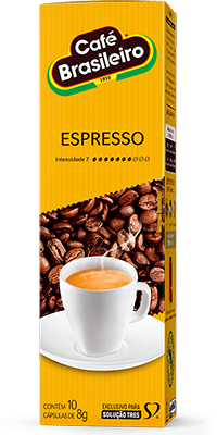 Cápsula de Café Espresso Brasileiro TRES